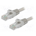 CP2062U; Patch cord; U/UTP; 6; stranded; CCA; PVC; grey; 3m; LOGILINK