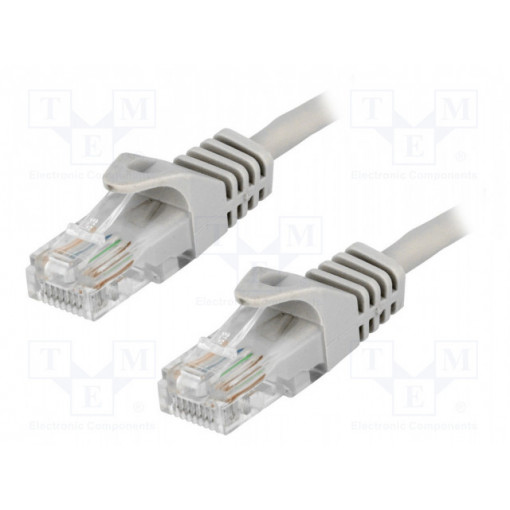 CP2102U; Patch cord; U/UTP; 6; stranded; CCA; PVC; grey; 15m; LOGILINK