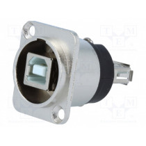 CP30111; Adapter; USB A socket-back,USB B socket-front; FT; USB 2.0; CLIFF