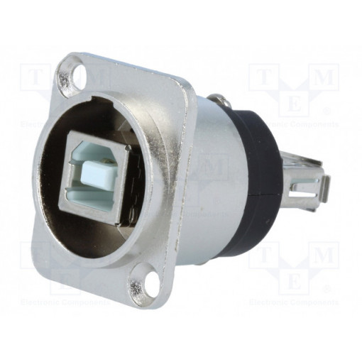 CP30111; Adapter; USB A socket-back,USB B socket-front; FT; USB 2.0; CLIFF