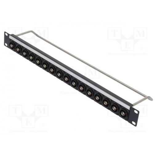 CP30184; Coupler; patch panel; BNC socket,both sides; RACK; 50Ω; screw; CLIFF CP30184; Coupler; patch panel; BNC socket,both sides; RACK; 50Ω; screw; CLIFF