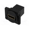 CP30200G; Coupler; HDMI socket,both sides; shielded; Case: XLR standard; CLIFF CP30200G; Coupler; HDMI socket,both sides; shielded; Case: XLR standard; CLIFF