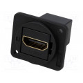 CP30200GX; Coupler; HDMI socket,both sides; shielded; Case: XLR standard; CLIFF CP30200GX; Coupler; HDMI socket,both sides; shielded; Case: XLR standard; CLIFF