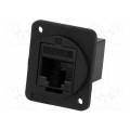 CP30220X; Coupler; FT; Cat: 5e; Layout: 8p8c; RJ45 socket,both sides; 19x24mm; CLIFF