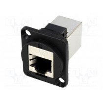 CP30222S; Coupler; FT; Cat: 6; shielded; Layout: 8p8c; RJ45 socket,both sides; CLIFF
