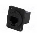 CP30222X; Coupler; FT; Cat: 6; Layout: 8p8c; RJ45 socket,both sides; 19x24mm; CLIFF