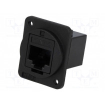 CP30222X; Coupler; FT; Cat: 6; Layout: 8p8c; RJ45 socket,both sides; 19x24mm; CLIFF