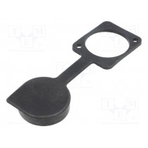 CP30285; Protection cap; black; Case: XLR standard; 19x24mm; Series: FT; CLIFF