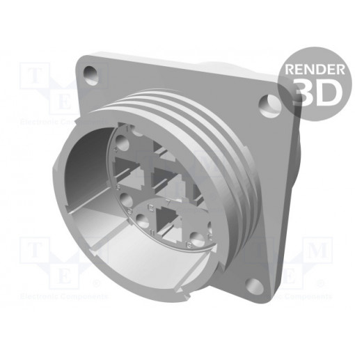 211825-1; Socket; male; PIN: 13(5+8); w/o contacts; CPC Series 4; TE Connectivity