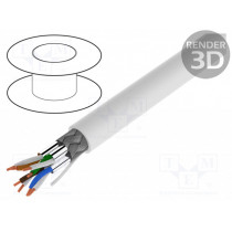 CPV0042; Wire; S/FTP; 7; industrial Ethernet; stranded; Cu; LSZH; white; 305m; LOGILINK