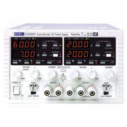 ; Power supply: programmable laboratory; Channels: 2; 0÷60VDC; AIM-TTI ; Power supply: programmable laboratory; Channels: 2; 0÷60VDC; AIM-TTI