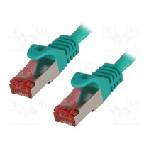 CQ2045S; Patch cord; S/FTP; 6; stranded; Cu; LSZH; green; 1.5m; 27AWG; LOGILINK