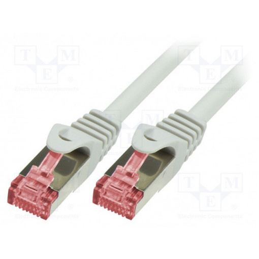 CQ2091S; Patch cord; S/FTP; 6; stranded; Cu; LSZH; white; 10m; 27AWG; LOGILINK