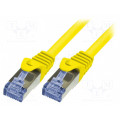 CQ3037S; Patch cord; S/FTP; 6a; stranded; Cu; LSZH; yellow; 1m; 26AWG; LOGILINK