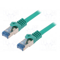 CQ3045S; Patch cord; S/FTP; 6a; stranded; Cu; LSZH; green; 1.5m; 27AWG; LOGILINK