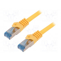 CQ3047S; Patch cord; S/FTP; 6a; stranded; Cu; LSZH; yellow; 1.5m; 27AWG; LOGILINK