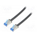 CQ7113S; Patch cord; S/FTP; 6a; stranded; Cu; PE; black; 20m; 26AWG; LOGILINK
