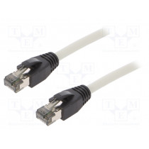 CQ8042S; Patch cord; S/FTP; Cat 8.1; stranded; Cu; LSZH; grey; 1.5m; 26AWG; LOGILINK