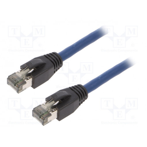 CQ8056S; Patch cord; S/FTP; Cat 8.1; stranded; Cu; LSZH; blue; 2m; 26AWG; LOGILINK