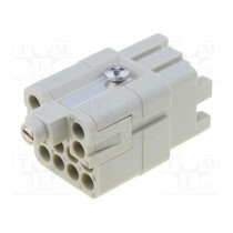CQF 12; Connector: HDC; female; CQ; PIN: 13(12+1); 12+PE; size 21.21; 10A; ILME
