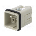 CQM 05; Connector: HDC; male; CQ; PIN: 6(5+1); 5+PE; size 21.21; 16A; 400V; ILME