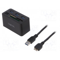 CR0042; Card reader: memory; USB 1.1,USB 2.0,USB 3.0; Communication: USB; LOGILINK