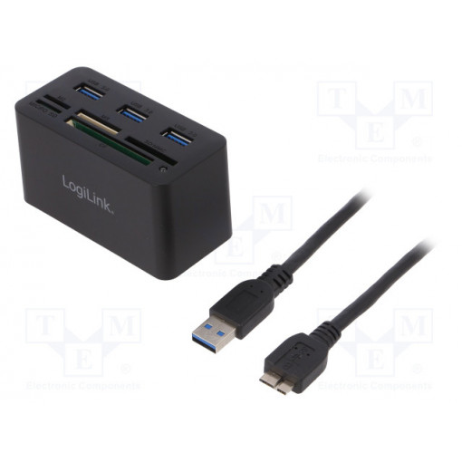 CR0042; Card reader: memory; USB 1.1,USB 2.0,USB 3.0; Communication: USB; LOGILINK