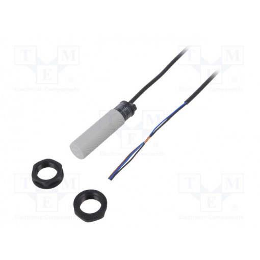 CR18-8DP; Sensor: capacitive; Range: 0÷8mm; Output conf: PNP / NO; Mat: PVC; AUTONICS