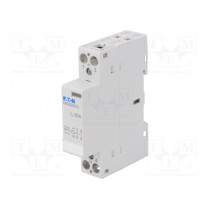 CR2020012; Contactor: 2-pole installation; NO x2; 12VAC; 20A; DIN; CR20; EATON ELECTRIC