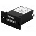 99776907; Counter: electromechanical; pulses; 999999; Resetting: none; IP40; CROUZET 99776907; Counter: electromechanical; pulses; 999999; Resetting: none; IP40; CROUZET