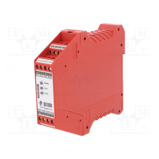 CS AR-01V024; Module: safety relay; Series: CS; Mounting: DIN; -25÷55°C; 24VDC; PIZZATO ELETTRICA CS AR-01V024; Module: safety relay; Series: CS; Mounting: DIN; -25÷55°C; 24VDC; PIZZATO ELETTRICA