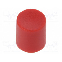 CP3411; Knob: slider; Colour: red; Ø8.2x8.9mm; Mat: nylon; Mounting: push-in; CLIFF