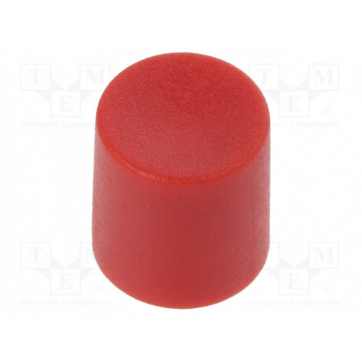 CP3411; Knob: slider; Colour: red; Ø8.2x8.9mm; Mat: nylon; Mounting: push-in; CLIFF