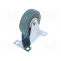 CTPA-PG 75S; Transport wheel; Ø: 75mm; W: 21mm; H: 100mm; rigid; 45kg; -5÷40°C; RADER