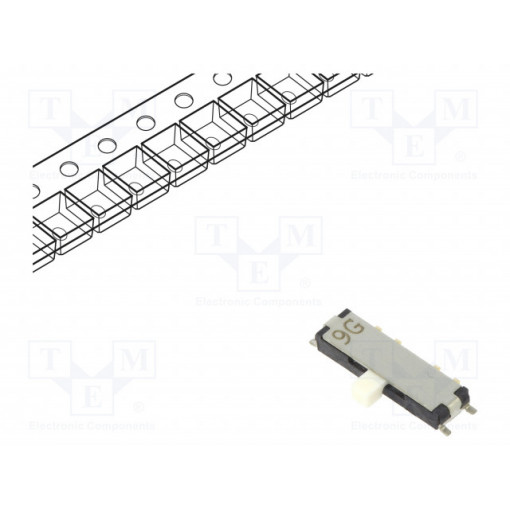 CUS-13TB; Switch: slide; Pos: 3; SP3T; 0.3A/4VDC; ON-ON-ON; Mounting: SMT; Nidec Copal Electronics