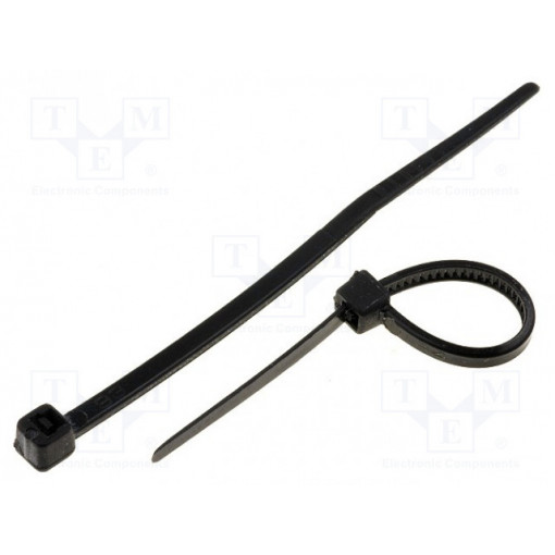 CV-060BK; Cable tie; L: 62mm; W: 2.4mm; polyamide; 78.5N; black; Ømax: 11mm; KSS WIRING