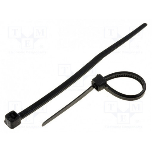 ; Cable tie; L: 75mm; W: 2.4mm; polyamide; 78.5N; black; Ømax: 15mm; KSS WIRING