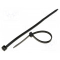 CV-080BK; Cable tie; L: 80mm; W: 2.4mm; polyamide; 78.5N; black; Ømax: 19mm; KSS WIRING