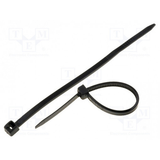 CV-080BK; Cable tie; L: 80mm; W: 2.4mm; polyamide; 78.5N; black; Ømax: 19mm; KSS WIRING CV-080BK; Cable tie; L: 80mm; W: 2.4mm; polyamide; 78.5N; black; Ømax: 19mm; KSS WIRING