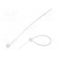 CV-100; Cable tie; L: 100mm; W: 2.5mm; polyamide; 78.5N; natural; Ømax: 25mm; KSS WIRING
