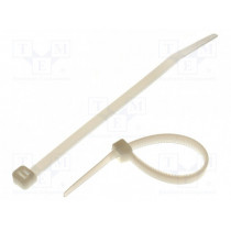 CV-120L; Cable tie; L: 120mm; W: 4.8mm; polyamide; 215.5N; natural; Ømax: 28mm; KSS WIRING CV-120L; Cable tie; L: 120mm; W: 4.8mm; polyamide; 215.5N; natural; Ømax: 28mm; KSS WIRING