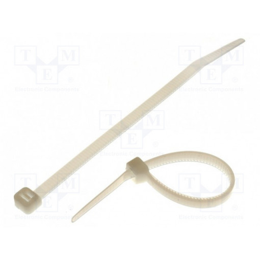 CV-120L; Cable tie; L: 120mm; W: 4.8mm; polyamide; 215.5N; natural; Ømax: 28mm; KSS WIRING CV-120L; Cable tie; L: 120mm; W: 4.8mm; polyamide; 215.5N; natural; Ømax: 28mm; KSS WIRING