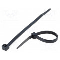 CV-120LBK; Cable tie; L: 120mm; W: 4.8mm; polyamide; 215.5N; black; Ømax: 30mm; KSS WIRING