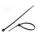 CV-120SW; Cable tie; L: 120mm; W: 2.5mm; polyamide; 78.5N; black; Ømax: 30mm; KSS WIRING CV-120SW; Cable tie; L: 120mm; W: 2.5mm; polyamide; 78.5N; black; Ømax: 30mm; KSS WIRING