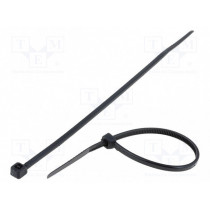 CV-120SW; Cable tie; L: 120mm; W: 2.5mm; polyamide; 78.5N; black; Ømax: 30mm; KSS WIRING