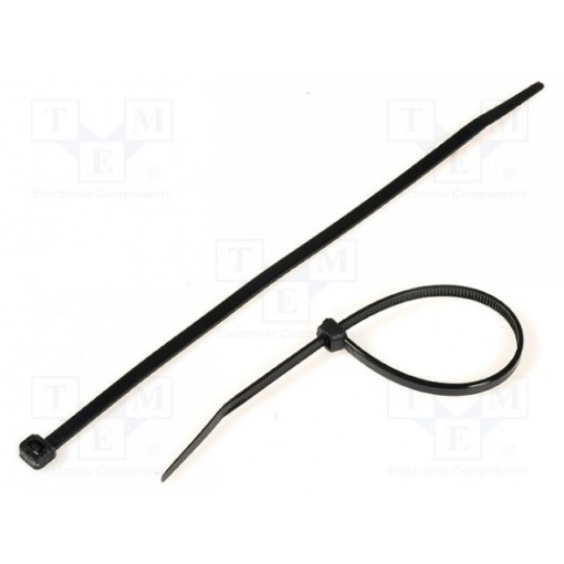 CV-200W; Cable tie; L: 203mm; W: 4.6mm; polyamide; 215.5N; black; Ømax: 55mm; KSS WIRING