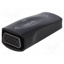 CV0108; Adapter; HDCP 1.0,HDCP 1.1,HDCP 1.2,HDMI 1.3; Colour: black; LOGILINK