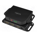 CV0142; Switch; 4k,HDCP 2.2,HDMI 2.0,with holder; Colour: black; LOGILINK
