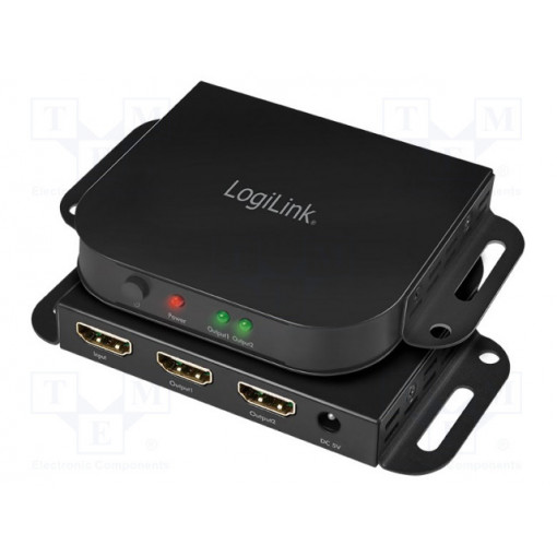 CV0142; Switch; 4k,HDCP 2.2,HDMI 2.0,with holder; Colour: black; LOGILINK