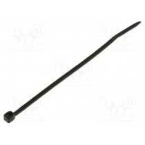 CVT-070B; Cable tie; L: 71mm; W: 1.6mm; polyamide; black; Ømax: 11mm; KSS WIRING
